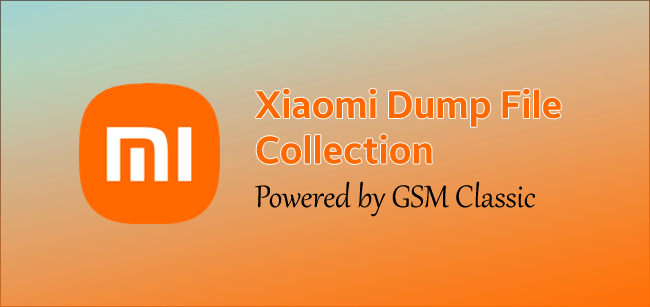Xiaomi Redmi Note 6 Pro Dump File