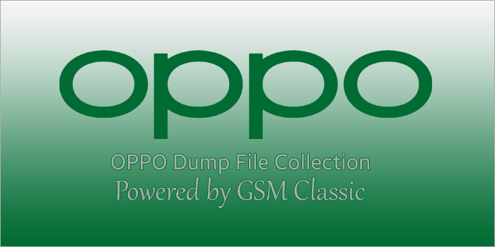 Oppo CPH1901 Dump File