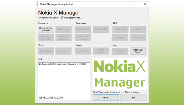 Nokia X Manager