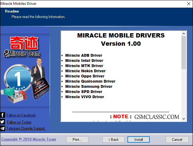 Miracle Mobile USB Driver v1.00